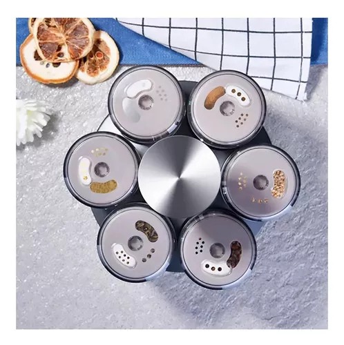 Miniatura 2 de Condimentero Giratorio Para Especias x6